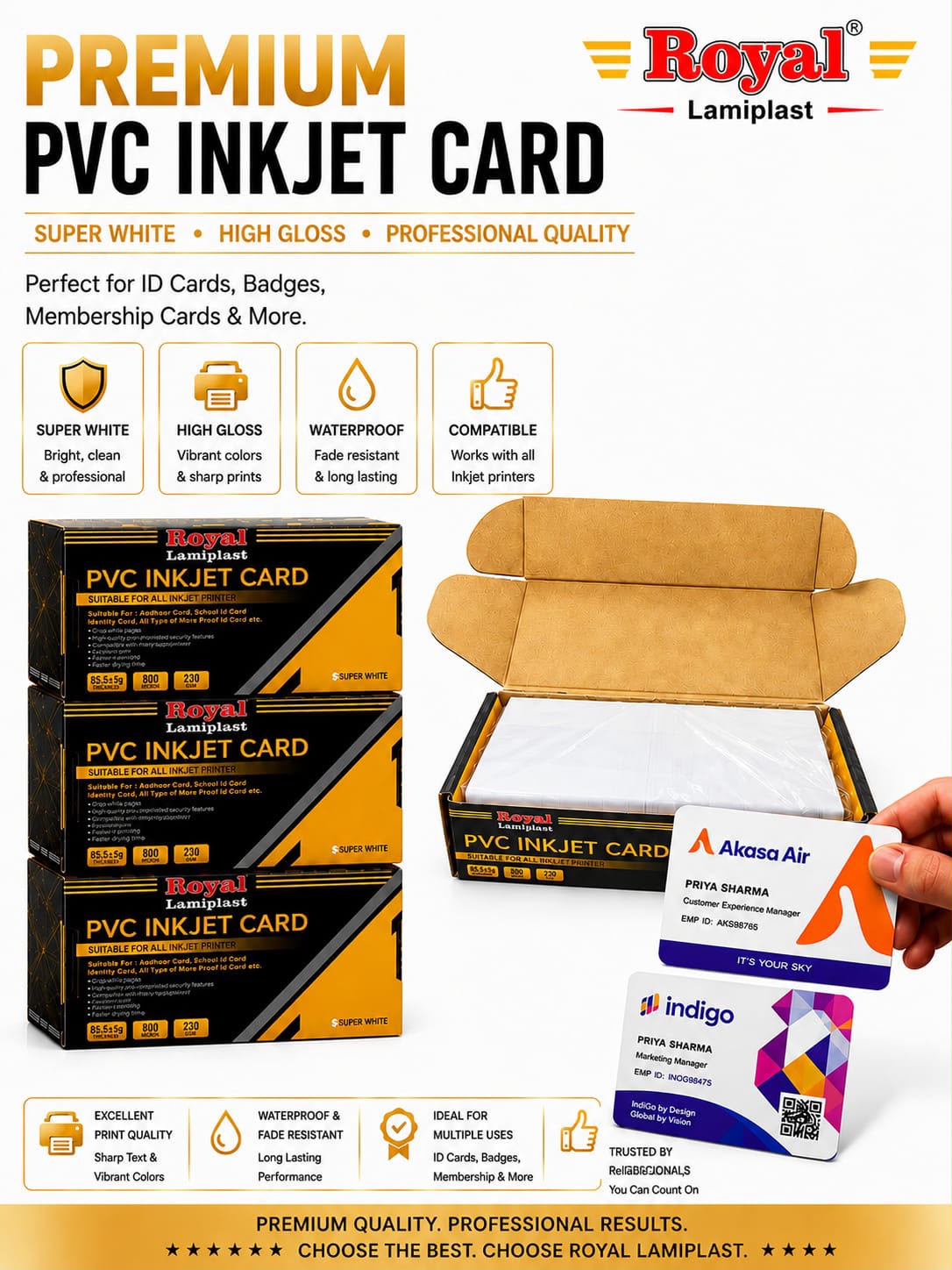 Imported PVC Inkjet Card Mumbai